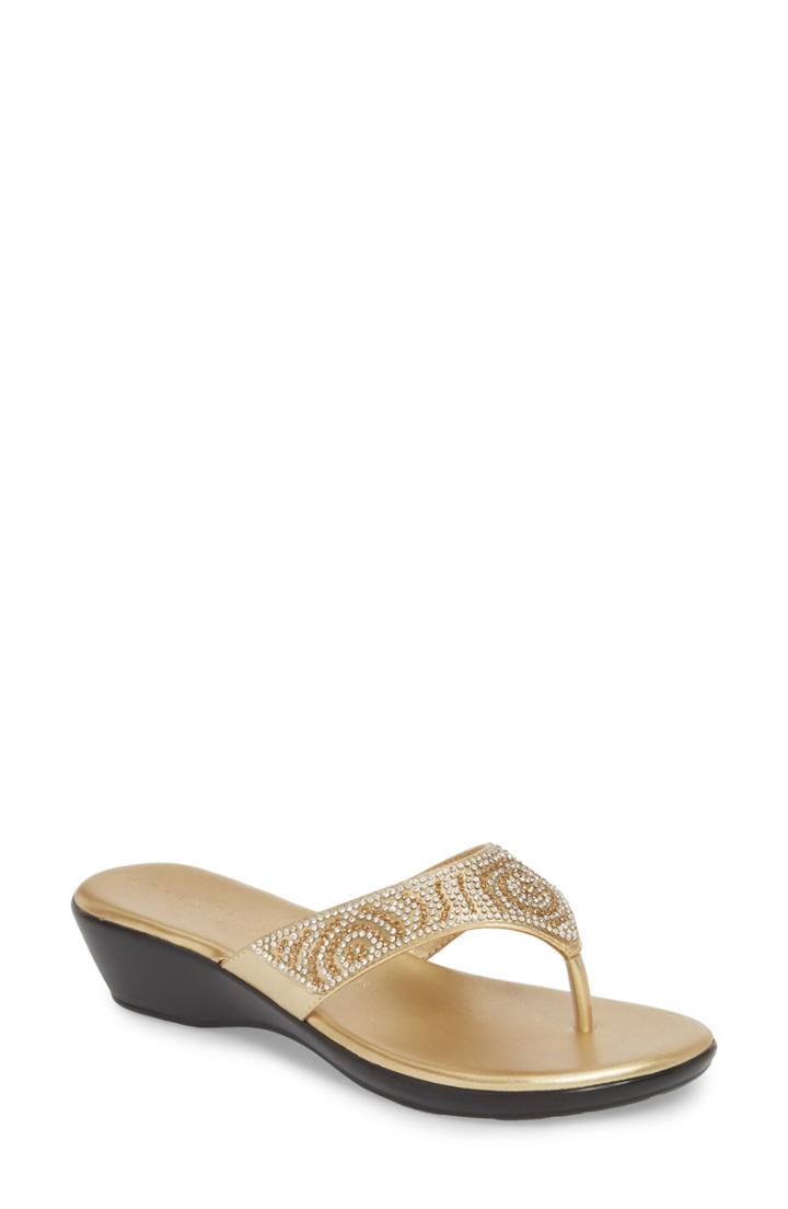Women's Athena Alexander Shady Slide Sandal .5 M - Metallic