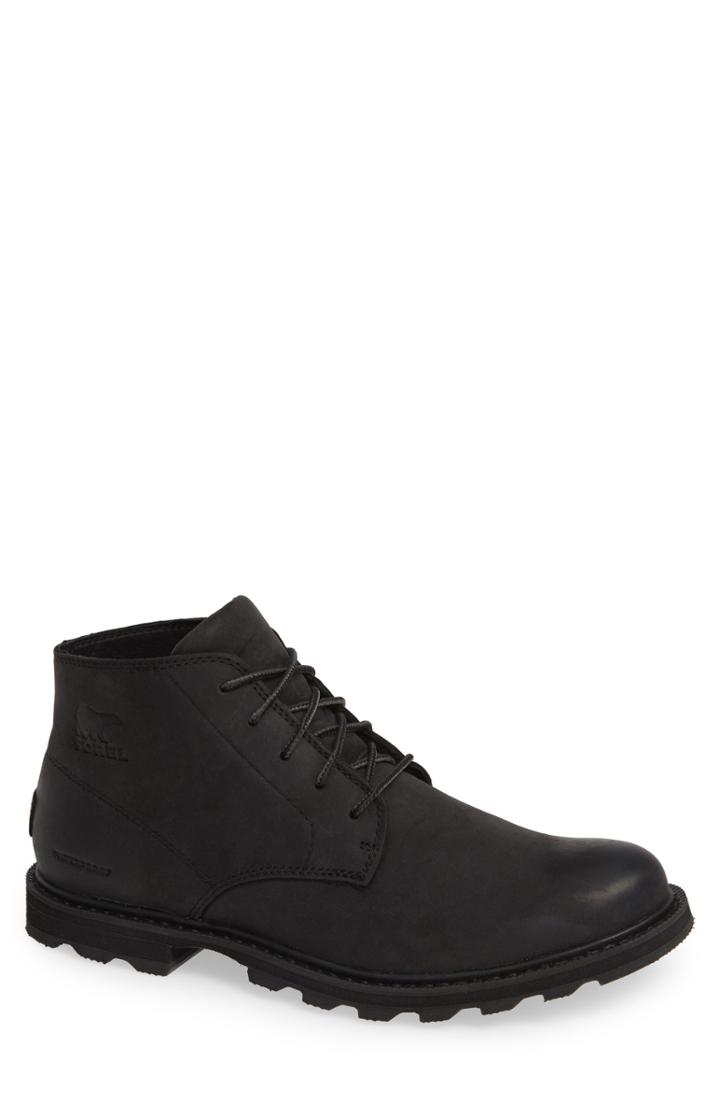 Men's Sorel Madson Waterproof Boot M - Black