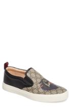 Men's Gucci Wolf Gg Supreme Slip-on Sneaker Us / 9uk - Beige
