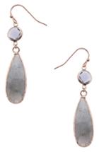 Women's Nakamol Design Labradorite & Crystal Drop Earrings