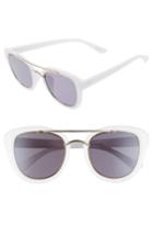 Women's Bp. 50mm Brow Bar Cat Eye Sunglasses - White