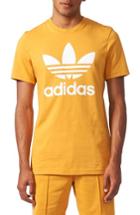 Men's Adidas Originals Trefoil Graphic T-shirt, Size - Yellow