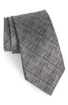 Men's John Varvatos Star Usa Grid Silk Tie, Size - Grey