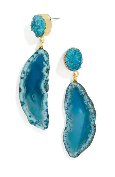 Women's Baublebar Geode Drop Earrings
