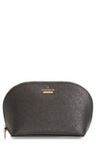 Kate Spade New York Cameron Street - Small Abalene Leather Cosmetics Case, Size - Black