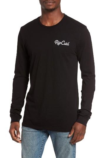 Men's Rip Curl Quantum Graphic T-shirt - Black