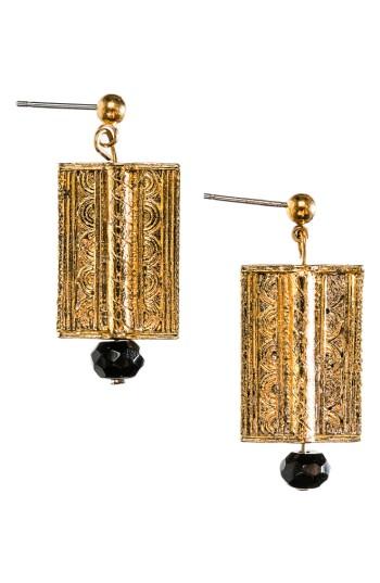 Women's Mhart The Onyx Amulet Drop Earrings