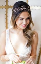 Brides & Hairpins Rosa Crystal Halo, Size - Metallic