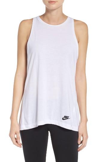 Women's Nike Essential Tank - White