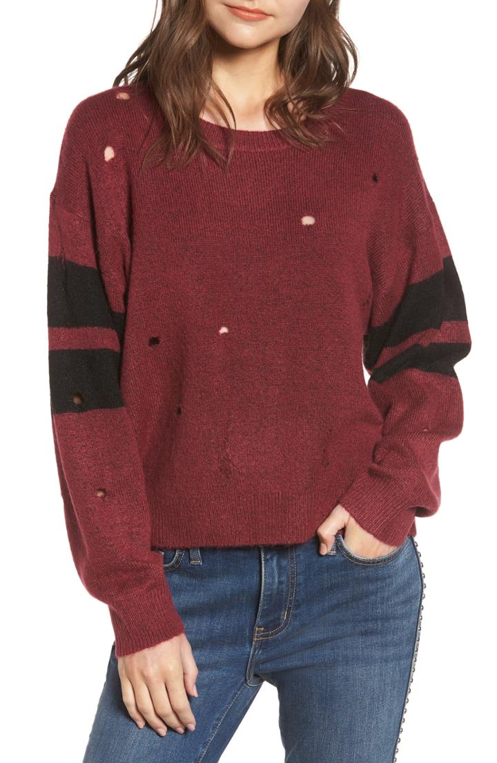 Women's Current/elliott The Yates Sweater - Red