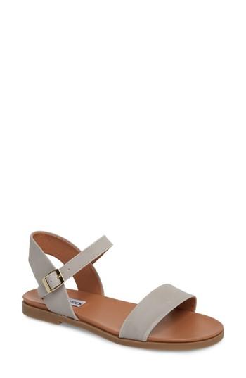 Women's Steve Madden Dina Sandal .5 M - Grey