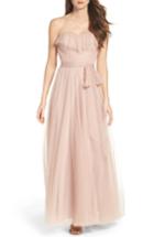 Women's Watters Angelie Strapless Tulle Gown