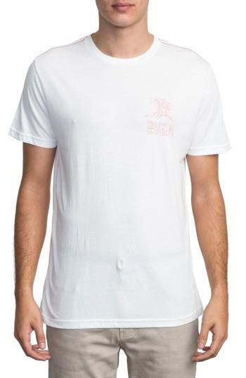 Men's Rvca Hula Girl Graphic T-shirt - White