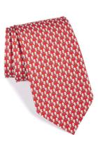 Men's Salvatore Ferragamo Monkey Print Silk Tie