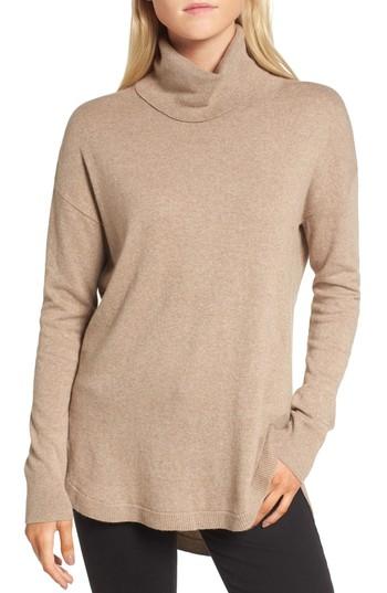 Women's Chelsea28 Turtleneck Sweater, Size - Beige