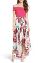 Women's Eliza J Crepe & Chiffon Dress