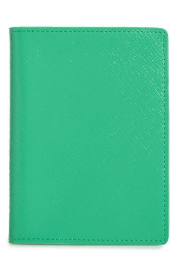 Nordstrom Leather Passport Case - Green