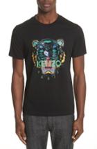 Men's Kenzo Tiger Foil Print T-shirt - Black