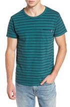 Men's Sol Angeles Vintage Stripe Pocket T-shirt, Size - Green