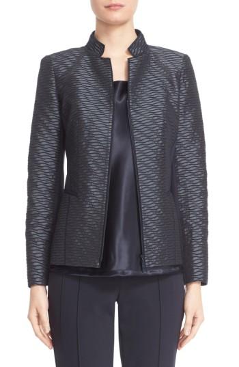 Women's Lafayette 148 New York 'adley' Jacket - Blue