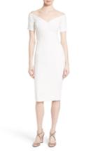 Women's Cinq A Sept 'jolie' Off The Shoulder Sheath Dress - Ivory