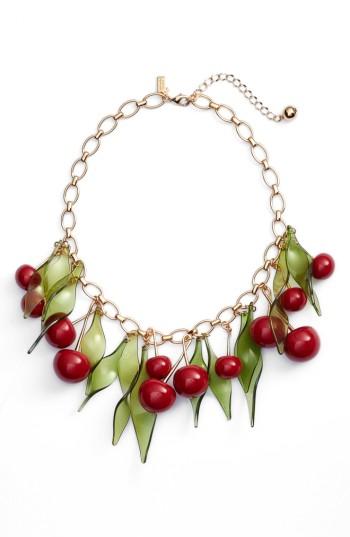 Women's Kate Spade New York Ma Cherie Cherry Necklace
