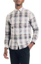 Men's Good Man Brand Hamachi Slim Fit Plaid Sport Shirt - Brown