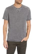 Men's John Varvatos Star Usa Jaspe Burnout T-shirt, Size - Grey
