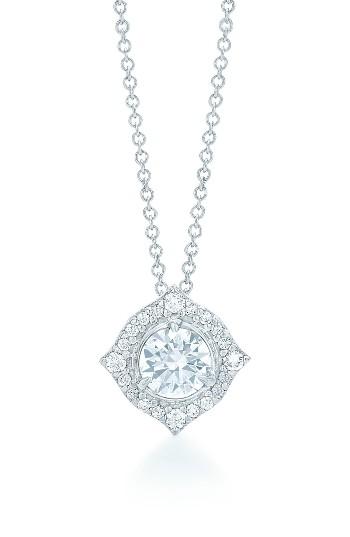 Women's Kwiat Halo Diamond Pendant Necklace