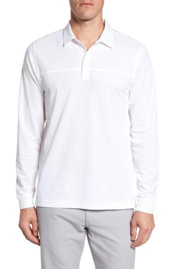 Men's Travis Mathew Wojo Pique Polo, Size - White