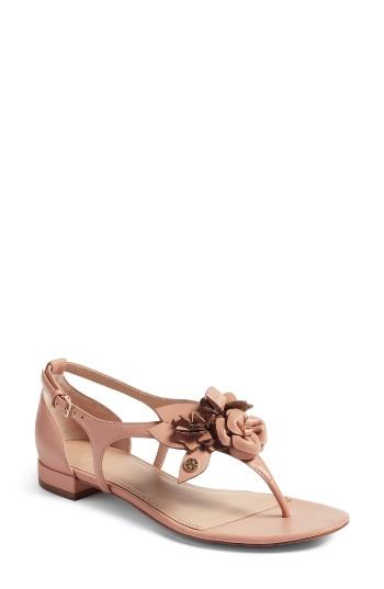 Women's Tory Burch Blossom Sandal .5 M - Beige