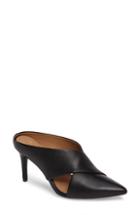 Women's Calvin Klein Gilliana Cross Strap Mule .5 M - Black