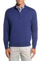 Men's Peter Millar Crown Quarter Zip Sweater - Grey