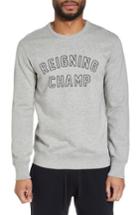 Men's Reigning Champ Varsity Logo Sweatshirt - Grey