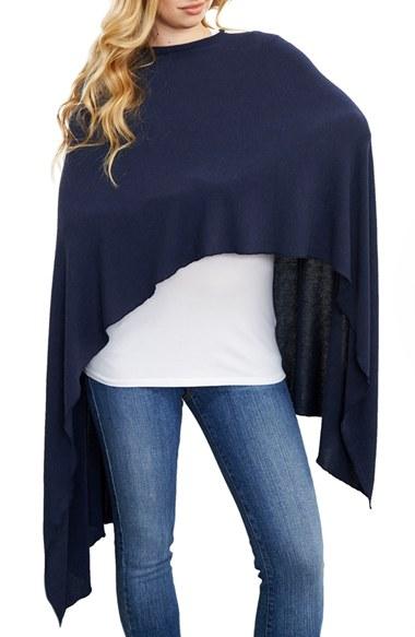 Women's Maternal America Nursing Scarf, Size - Blue
