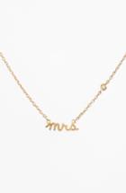 Women's Syd By Sydney Evan Mrs Necklace