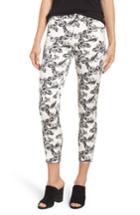 Women's Jen7 Print Crop Skinny Jeans - White