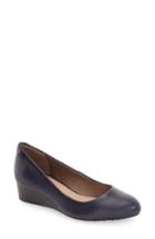 Women's Hush Puppies 'dot Admire' Wedge Pump M - Blue