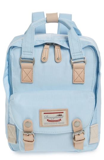 Doughnut Mini Macaroon Water Resistant Backpack - Blue