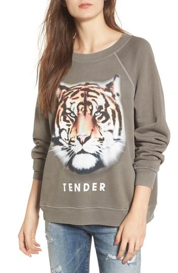 Women's Wildfox Tender - Sommers Sweatshirt - Green
