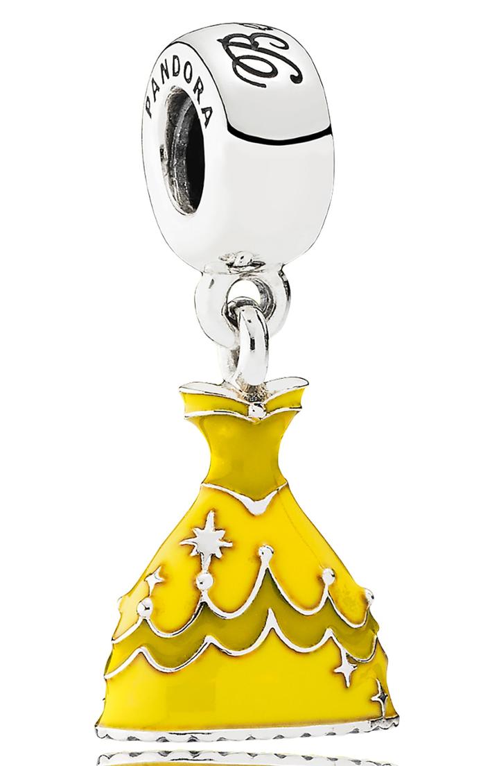 Women's Pandora Disney Belle's Dress Dangle Charm