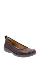 Women's Clarks 'un Elita' Flat M - Purple