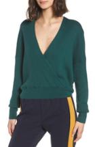 Women's Leith Rib Wrap Sweater, Size - Green