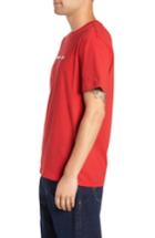Men's Tommy Jeans Small Text Embroidered T-shirt - Red