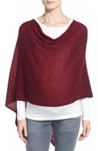 Women's Tees By Tina Cashmere Maternity Cape, Size - Burgundy
