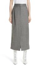 Women's Tibi Herringbone Tweed Wool Pencil Skirt