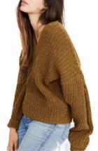 Women's Madewell Pleat Sleeve Pullover Sweater
