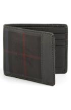 Men's Burberry Check Wallet - Black