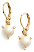 Women's Kate Spade New York 'rise And Shine' Faux Pearl Lever Back Earrings