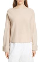 Women's Vince Cuffed Sleeve Wool & Cashmere Sweater - Beige